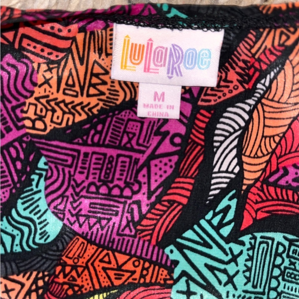 LuLaRoe joy duster boho silky vest cardigan - Picture 3 of 4